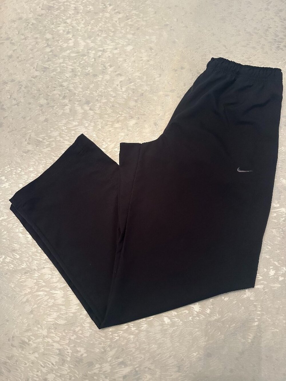 Nike Nylon Track Pants Black Large